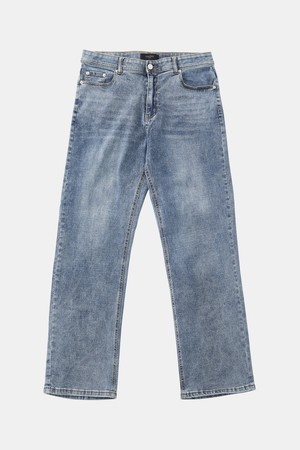 봄가을 세미와이드 블루 워싱 데님 DJN137