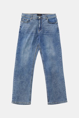 봄가을 세미와이드 블루 워싱 데님 DJN137