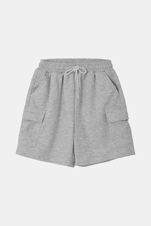 데일리 카고 포켓 밴딩 숏 팬츠 DSPT125