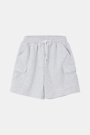 데일리 카고 포켓 밴딩 숏 팬츠 DSPT125
