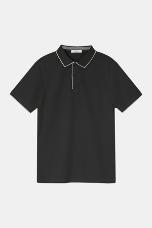 배색 카라 피케 티셔츠 DSTEE114