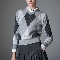 [Re-order] Argyle pull over 아가일 긴팔 풀오버-a