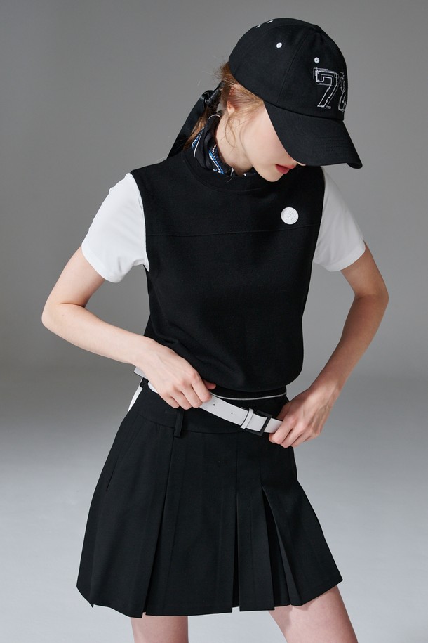 KLIMGOLF - 베스트 - Solid knit vest 솔리드 니트 베스트