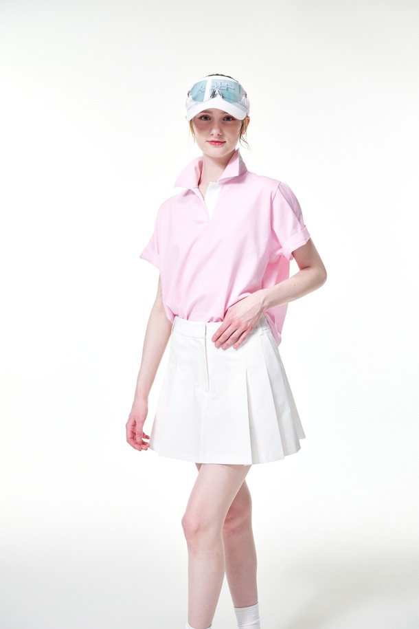 KLIMGOLF - 미니스커트 - Open pleats skirts 오픈 플리츠 스커트