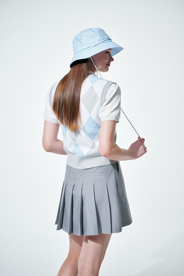 KLIMGOLF - 베스트 - Argyle V neck vest 아가일 브이넥 베스트