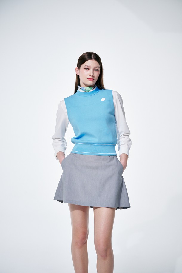 KLIMGOLF - 베스트 - Solid knit vest 솔리드 니트 베스트