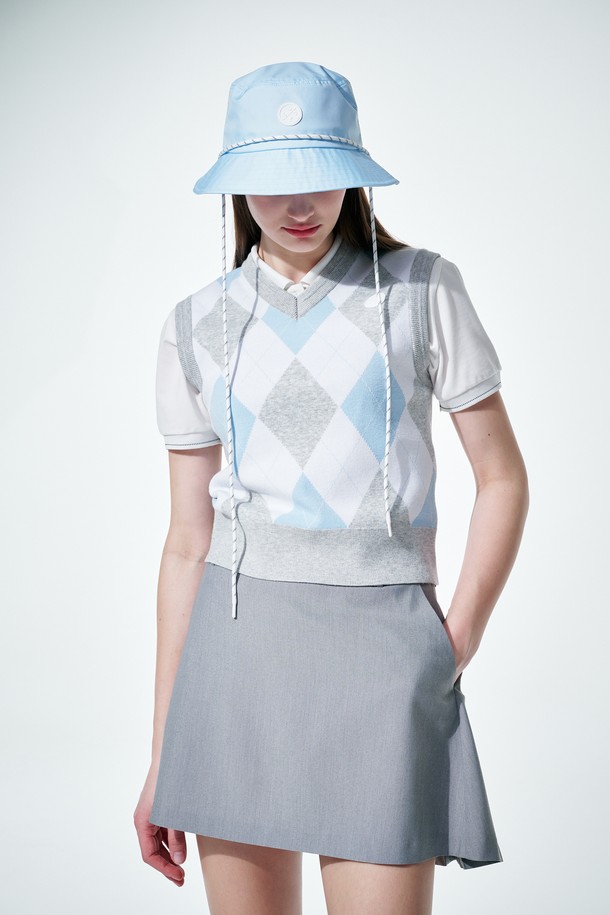 KLIMGOLF - 베스트 - Argyle V neck vest 아가일 브이넥 베스트