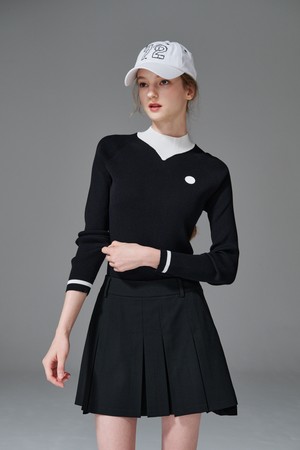 Unbalance pleats skirt 언발란스 플리츠 스커트