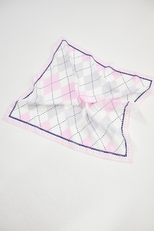 Argyle seersucker scarf  아가일 씨어서커 스카프