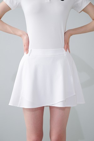 LAP flared skirt 랩플레어 스커트