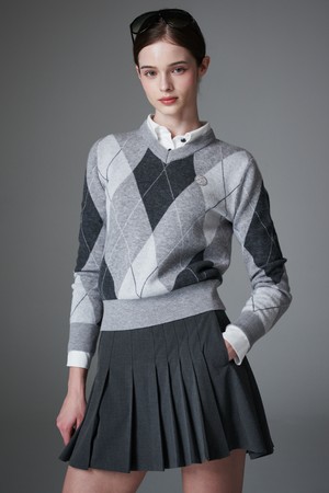 [re-order] Argyle pull over 아가일 긴팔 풀오버
