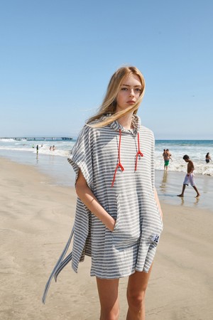 Terry hoody cape 테리후드 케이프