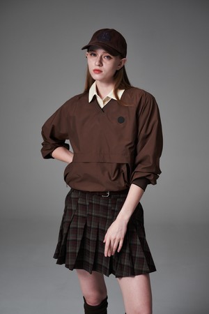 Waterproof V neck woven MTM V 넥 우븐 맨투맨