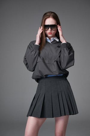 Waterproof V neck woven MTM V 넥 우븐 맨투맨