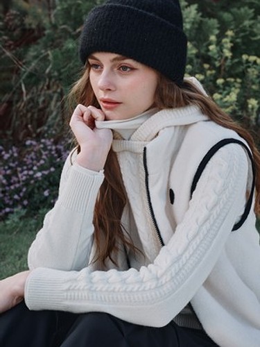 Boucle riversible Vest 부클 리버시블 베스트-a