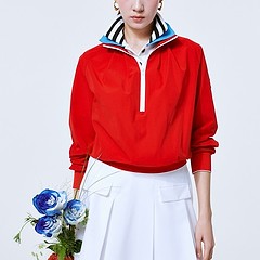 밴드넥 하프 집업 Band Neck Half-Zip up-a