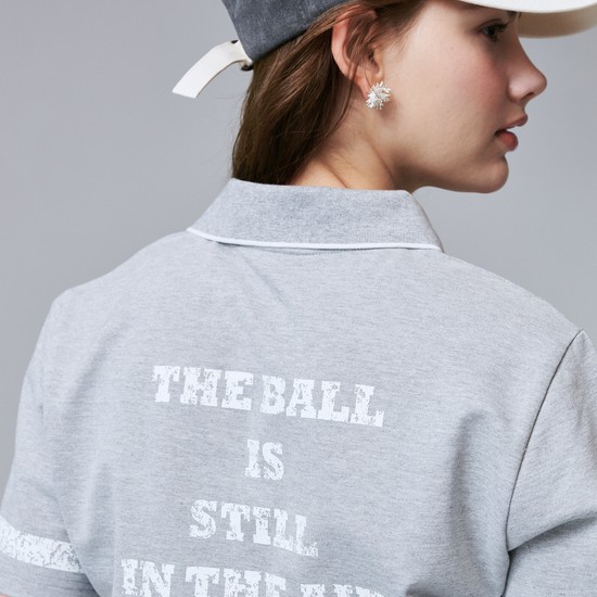 Relaxed Fit Lettering Pique Tee 루즈 핏 피케 티