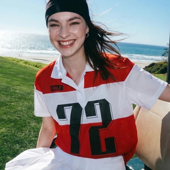 72 Air Mesh Polo 매쉬 프린트 카라티