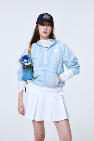 경량 후드 하프집 아노락 점퍼  Lightweight Hood Half-Zip Anorak