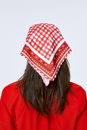깅엄 스카프 Gingham Scarf