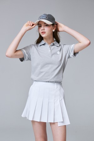 Asymmetric Pleated Skirt 언발란스 플리츠 스커트_WHITE-a