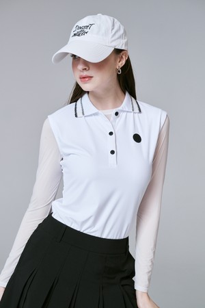 Lace Trim Top 레이스디테일 카라티_BLACK-a