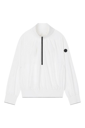 [Re-order] 밴드넥 하프 집업 Band Neck Half-Zip up WH SB_WHITE-a
