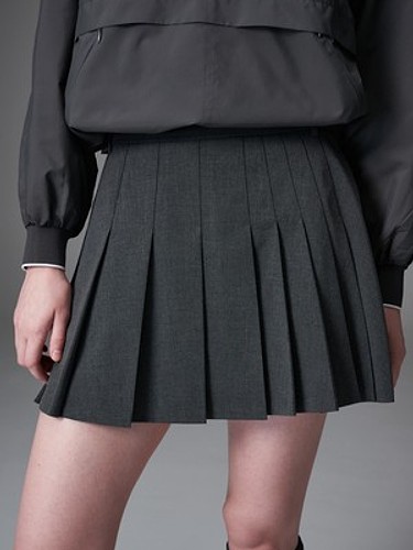 [Re-order] Grey pleats skirt 그레이 플리츠 스커트 DG-a
