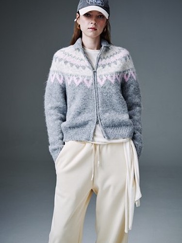 Windproof Nordic Zip Cardigan 방풍 노르딕 집업 가디건-a