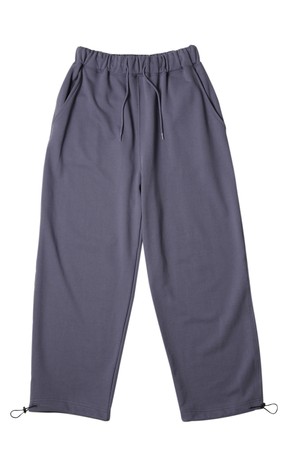 STRING DETAIL CONVERTABLE SWEATPANTS (FOG BLUE)