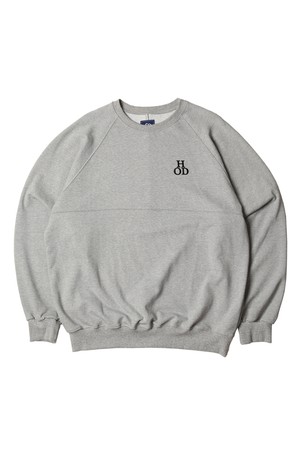 BIO WASHED COTTON SWEATSHIRTS (GREY)