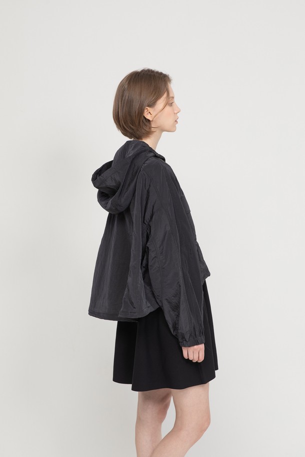 JMARK New York - 점퍼 - Hooded string outer - Black