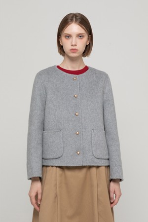 Wool handmade jacket - Grey