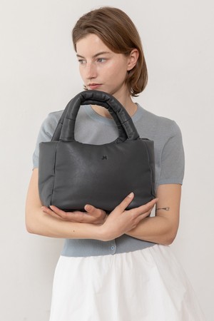 BAILEY soft medium tote bag - Charcoal