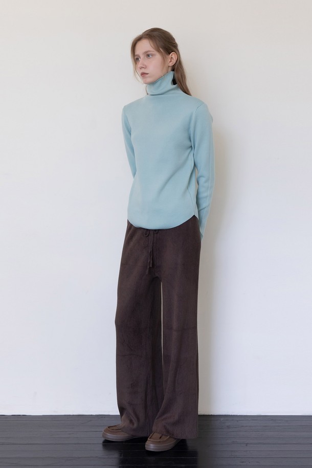 JMARK New York - 롱/미디팬츠 - Wool blended pants - Brown