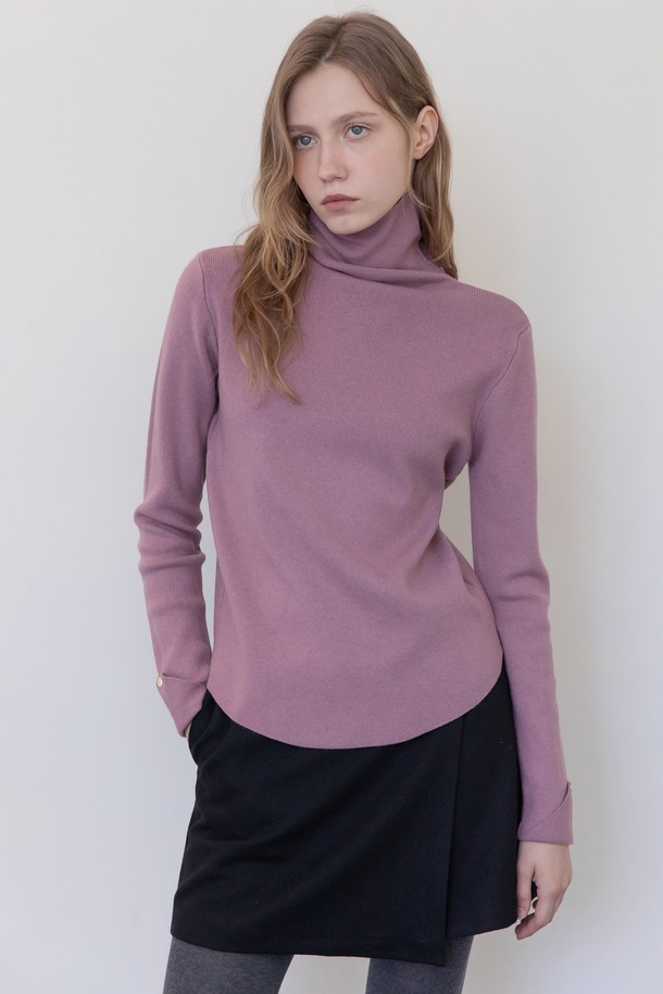 JMARK New York - 스웨터 - Wool blended turtleneck knitwear - Pink