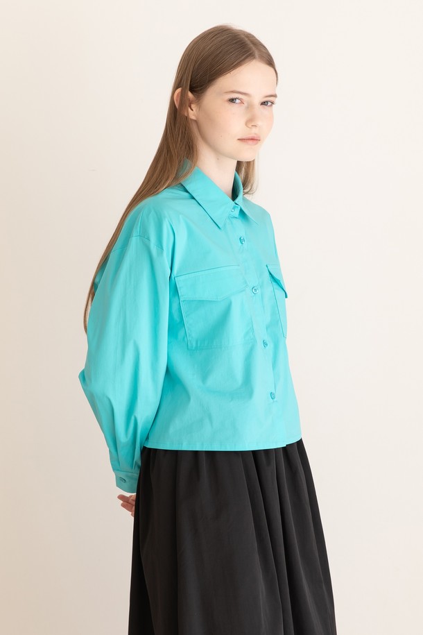 JMARK New York - 셔츠 - Standard crop shirt - Mint