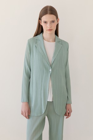 Pleats jacket  - Sky Blue