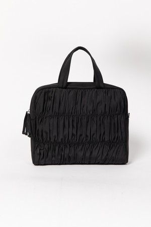 CHLOE shirring Square tote bag - Black