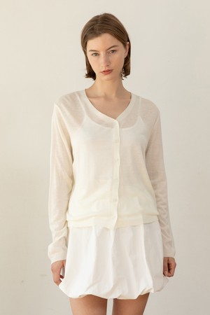 Soft cardigan - Ivory