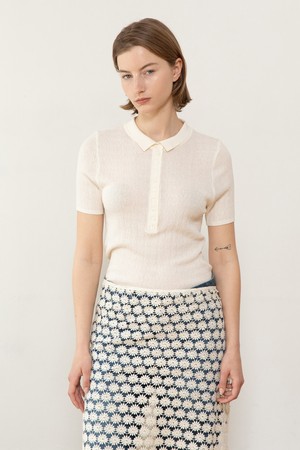 Button up knit - Ivory