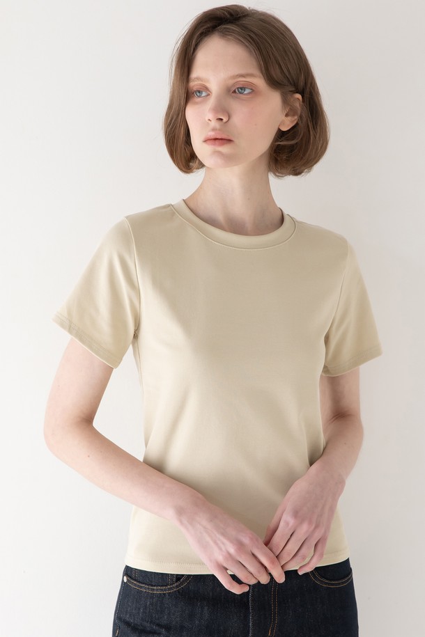 JMARK New York - 반소매 티셔츠 - Basic t-shirt - Beige