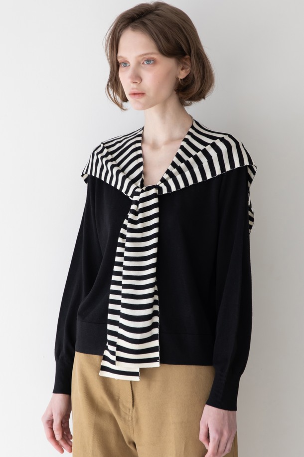 JMARK New York - 가디건 - Minibutton cardigan - Black