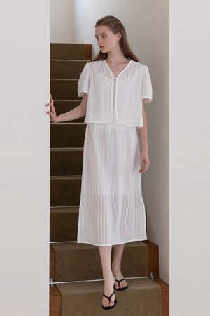 Punching skirt - White