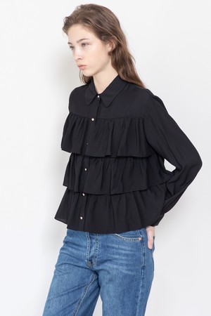 Ruffle blouse_2color