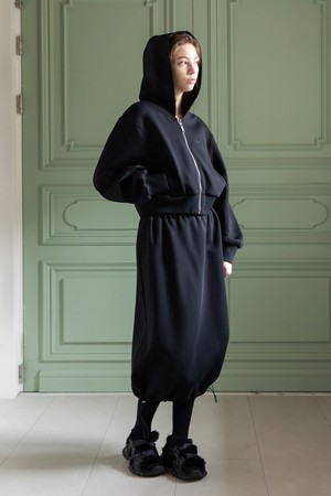 String banded skirt_2color