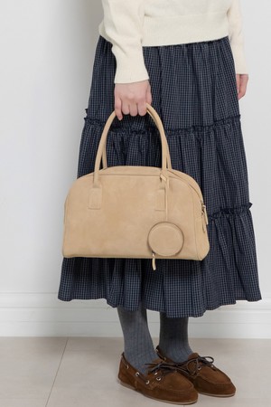 Stellar suede boston bag_2color