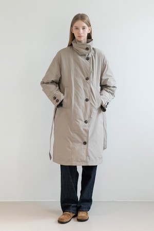 Oversized Single Padded Jacket_2color