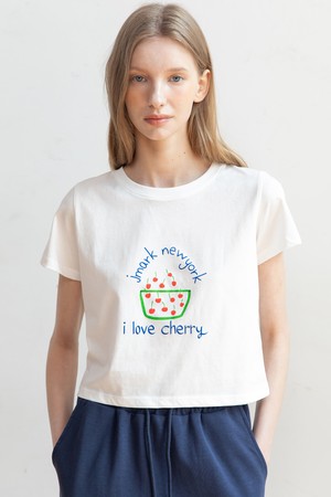 Cherry crop t-shirt_2color