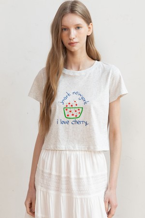 Cherry crop t-shirt_2color